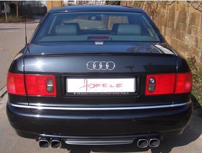 Hofele-Design Audi A8 D2 rear apron sportendpipes