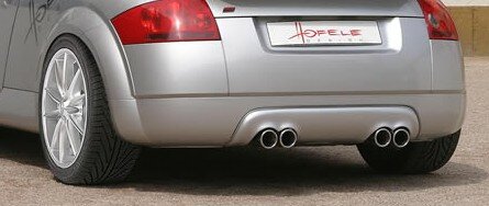 Hofele-Design Painting & Mounting Audi TT rear apron + tail pipes